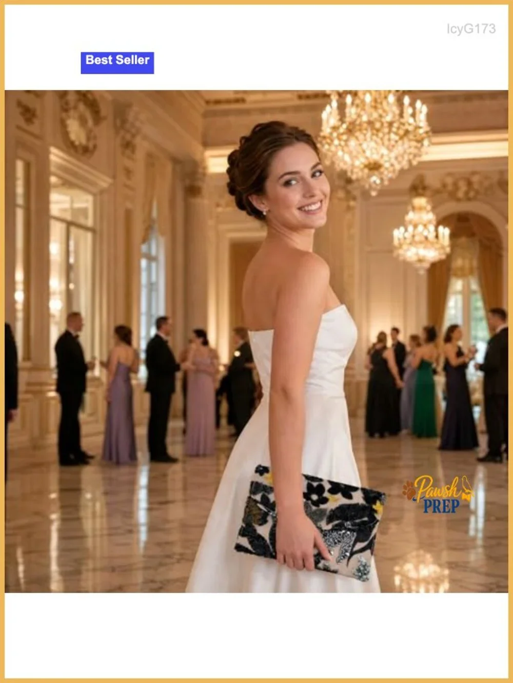 Embroidered Clutch Purse Women Floral Sequin Evening Bag Wedding Guest Handbags